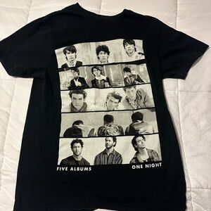 Jonas Brothers Five Albums One Night Concert Tee 2024
